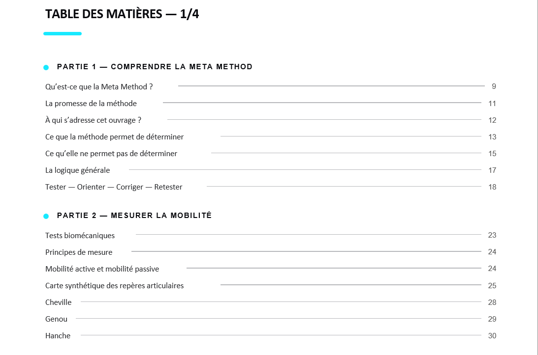 Meta Methode - mobilité - biomécanique - guasha - ventouse - neuera 