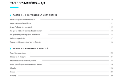 Meta Methode - mobilité - biomécanique - guasha - ventouse - neuera 