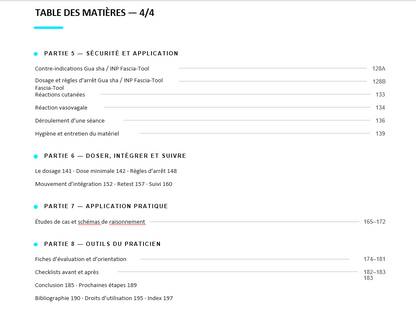 meta methode - methode maillon - neuera - ventouse - guasha - inp fascia tool 
