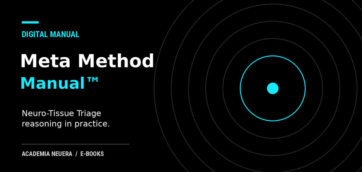 The Meta Method™ Manual — Neuro-Tissue Triage in practice | Academia NeuEra