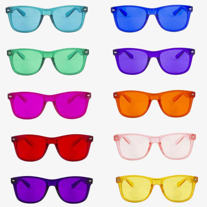 Chromotherapy glasses