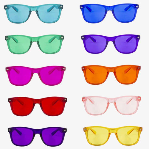 Chromotherapy glasses